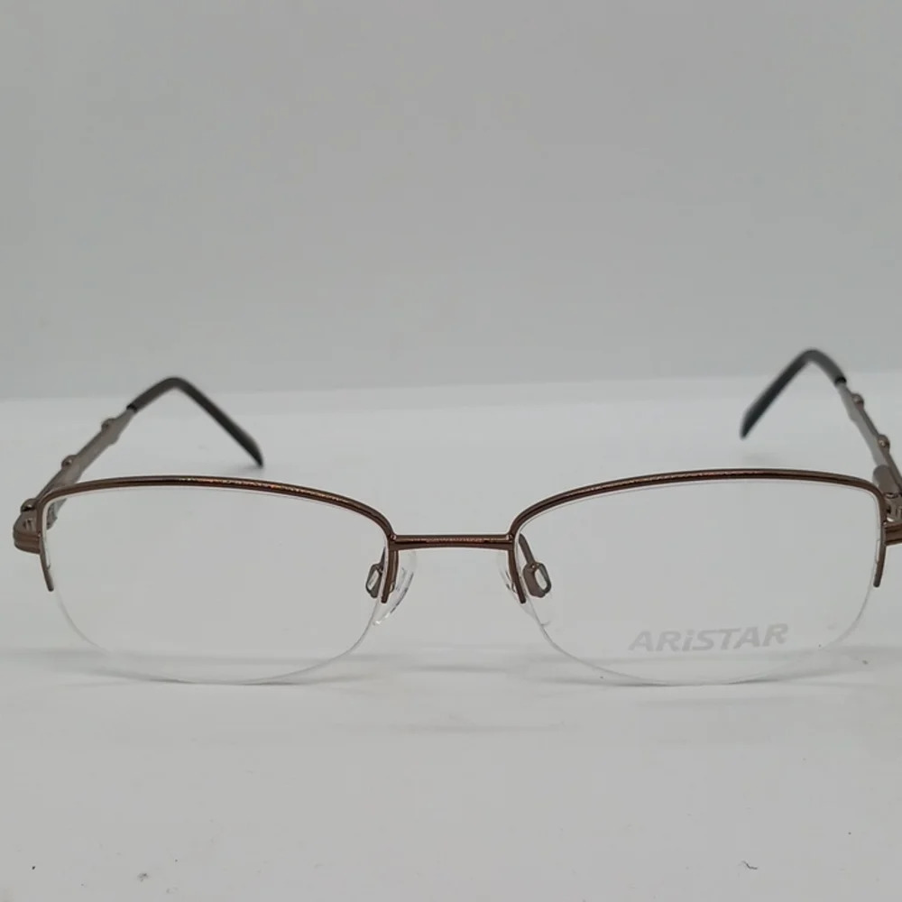 NWT WOMEN'S ARISTAR EYEGLASS FRAMES 16378 BROWN